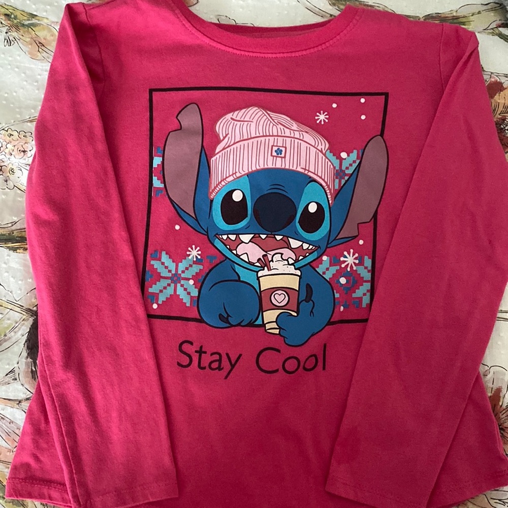 Like new Disney Stitch long sleeve tee